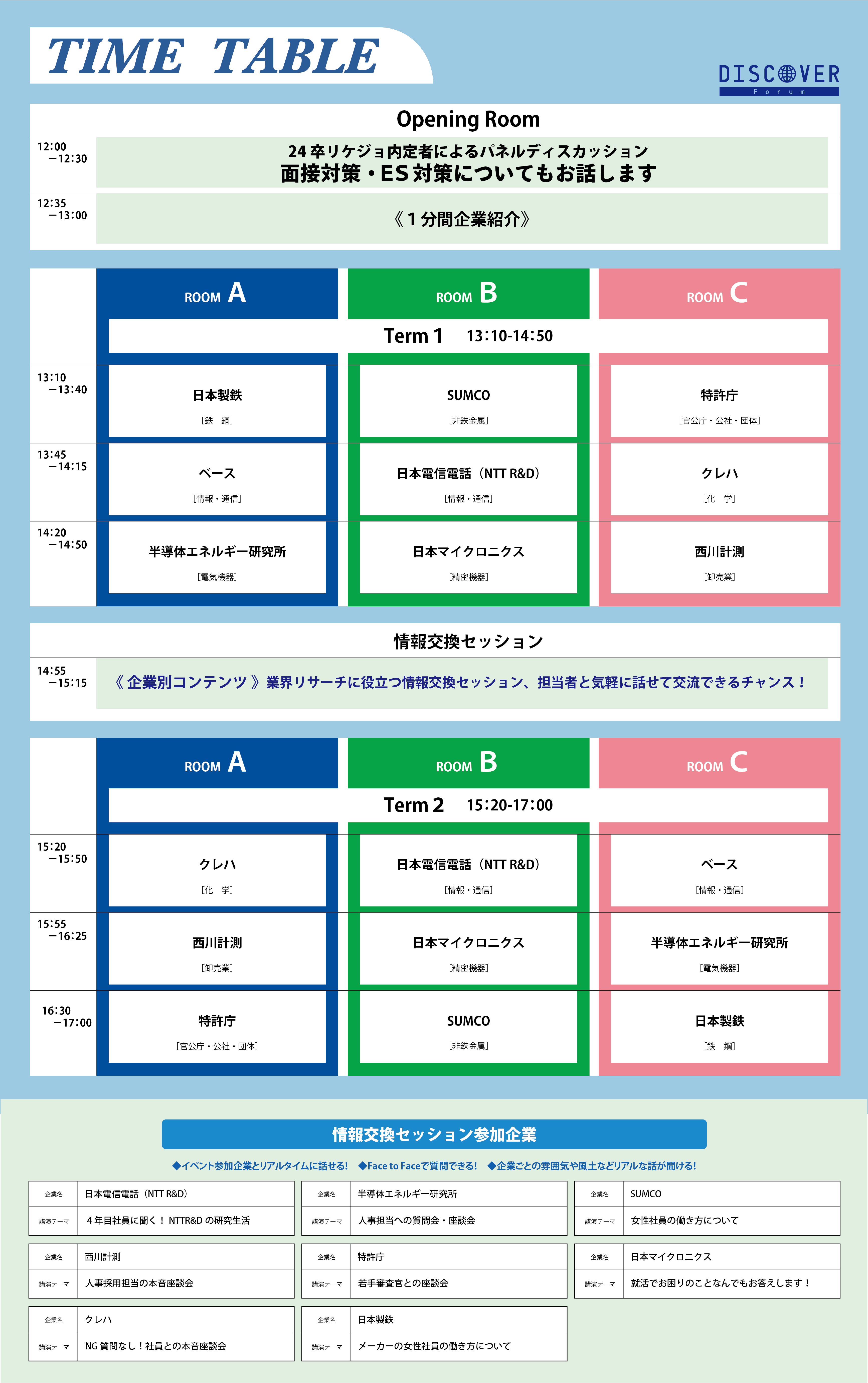 タイムテーブル